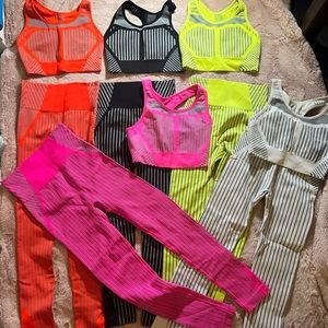 Workout clothes lots bundle 5 Sets